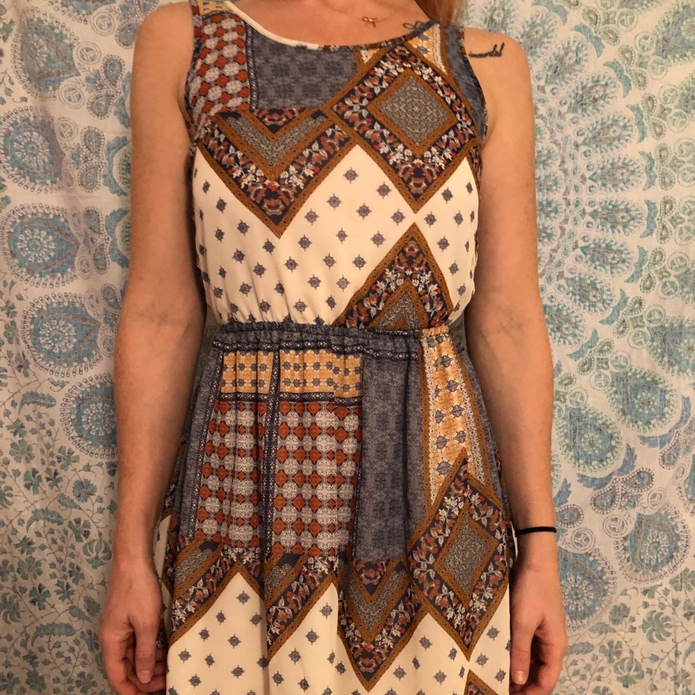 Funky Patchwork Style Sundress - image 2